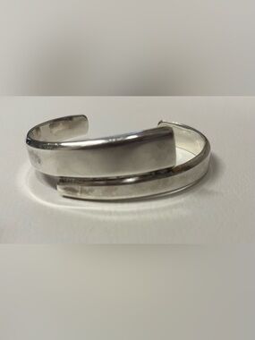 Mexican Sterling BraceletPolished Cuff Bracelet